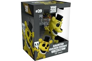 Youtooz Figura de vinilo Haunted Five Nights at Freddy's, figura coleccionable de edición limitada de la colección Youtooz FNAF [A partir de 15 años] (Freddy dorado embrujado)