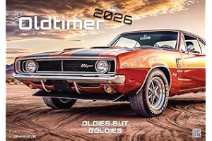 Oldtimer - OLDIES BUT GOLDIES - 2026 - Kalender DIN A3: Der Wandkalender mit den schönsten Oldtimer-Motiven für das Jahr 2026 im Format DIN A3 (ca. 42 x 30 cm)!