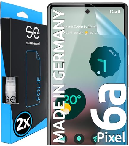 Crocfol Display-Schutzfolie Für Google Pixel 4A (2 Stück) – Selbstheilende Premium Panzerfolie, Case-friendly