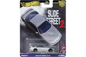 Hot Wheels Premium Nissan Silvia S14, Car Culture Circuit Legends-Fahrzeuge für Kinder ab 3 Jahren und Erwachsene Fans und Sammler, Premium-Kollektion von Car Culture im Maßstab 1:64, HKC83