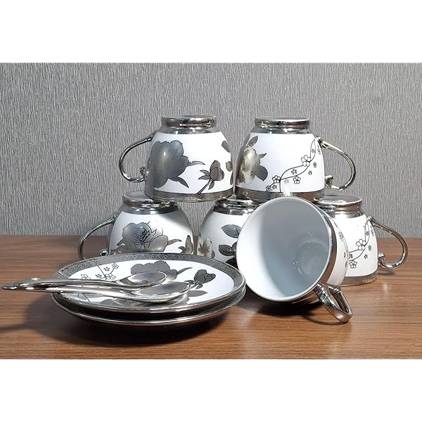 Buy La Opala, Melody Collection, Opal Glass Tea Set 15 pcs, Silken