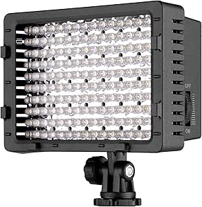 NEEWER CN-216 216PCS LED Dimmable Ultra High Power Panel Digital Camera / Camcorder Video Light, LED Light for Canon, Nikon, Pentax, Panasonic, SONY, Samsung and Olympus Digital SLR Cameras