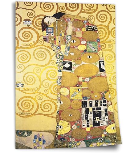Gustav Klimt Poster 'Hygieia' – Kunstdruck 91 X 30 Cm – Hochwertiges Papier, Detailreich – Für Wanddekoration
