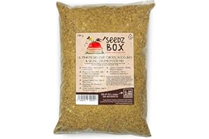 Chick Crumb Feed 1.8kg Food - Chick Duckling and Quail Crumb Food Mix - Complete Poultry Grower Mash Feeding Stuff From One Week of Age - SeedzBox - Donation to OneTreePlanted