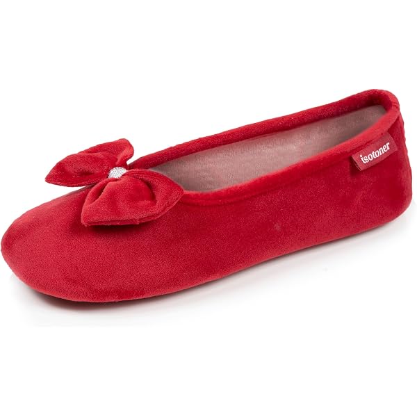 Isotoner Pantofole Ballerine Donna Con Suola Ultra Morbida E Memory Foam: Comode E Lavabili In Lavatrice (Taglia 38) - 2