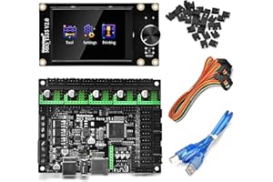 KOOKYE 3D Printer Parts MKS Robin nano Integrated Circuit mainboard Controller Motherboard with Robin TS35 Display opened source software with FFC Line & USB Cable