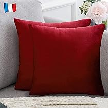 Set Di 2 Federe In Velluto Rosa Fucsia 40x40 Cm | Decorative Per Divano, Letto O Sedia - Foto 3