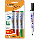 BIC Velleda 1701 Eco Yuvarlak U&ccedil;lu Beyaz Tahta Kalemi 4'l&uuml; Blister Karışık Renkler