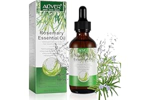 CGIFY Rosemary Essential Oil, Rosemary Hair Growth Oil, Rosemary Oil for Hair Growth & Skin Care, Stimulates Hair Growth, Strengthens Hair, Nourishes Scalp, Rid of Itchy & Dry Scalp, for Unisex Adult