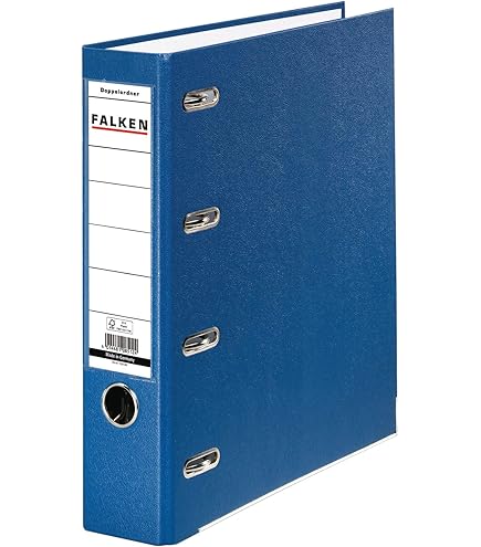 Ordner Leitz 1092 giro-bank met dubbele mechaniek 75mm karton A4 zwart