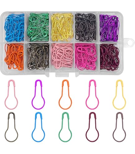 120 Spille Da Balia, Spille Da Balia Colorate Assortite, In Acciaio Inossidabile Con Custodia In Plastica Per Fai Da Te Artigianato Cucito E Creazione Di Gioielli G 601099564436439