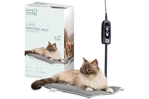 Beurer Love Your Pet Heizmatte S Lilli für Hunde und Katzen, elektrisch beheizte Wärmematte mit Timer, kleine Hundedecke, Heizkissen waschbar bei 30°C, Kratzfest und wasserdicht, 41 x 34 cm