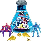 MrBeast Lab Hybrid Multi-Pack, Uncover Different Hybrid Pieces to Create 2 Mix & Match Action Figures, Gold P