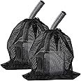 Water Pump Filter Bag, 2 Pack Large Pump Barrier Bag Garden Pond Aquarium Mesh Bag with Drawstring,Fish Pond Filter Household Pump Filter Bag Accessories