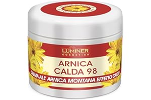 Arnica per Cavalli Uso Umano 500ml Effetto Caldo, Crema Arnica Forte e Artiglio del Diavolo per Massaggi ad Articolazioni e Muscoli, Formula Naturale ad Azione Rapida Made In Italy LUMINER