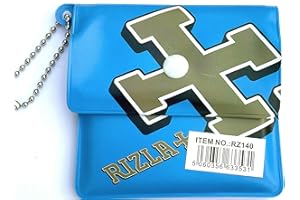 NA1 Pocket Ashtray RIZLA Portable Travel Ash Tray Foil Lining Handy RIZLA Pick NEW (Blue)