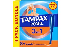 TAMPAX PEARL SUPER PLUS APPLICATOR TAMPON SINGLE 18PK