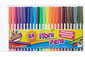 ART BOX ARTBOX Fine Tip Fibre Colouring Pen (Pack of 24)