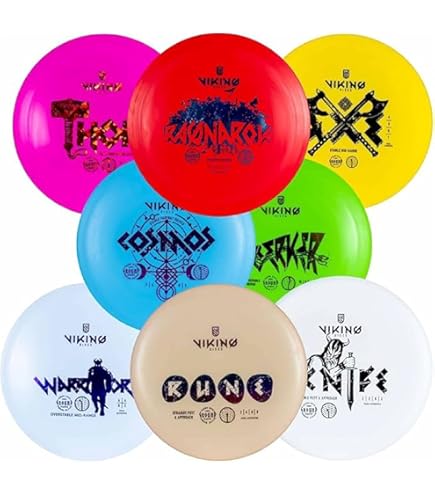 Set Disc Golf Viking Discs Starter - 3 Dischi PDGA (Putter, Mid-Range, Driver) Per Principianti E Esperti - Foto 6