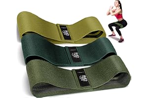 CFX Set med motståndsband, träningsband med halkfri design för hIPS och glutes, 3 nivåer träningsband för kvinnor och män, Booty Band för fitness i hemmet, yoga, pilates