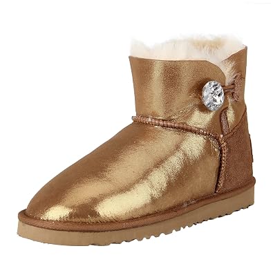 Bottines D'hiver Femme Fourrées - Imperméables, Antidérapantes - Pour Neige, Pluie, Quotidien