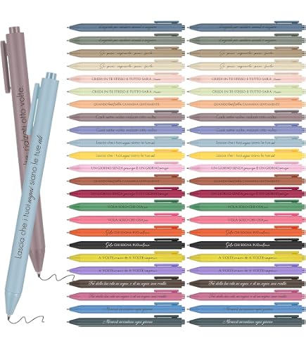 Set 6 Penne A Sfera Con Stilo 2-in-1 – Alluminio, Punta 1.0 Mm, Inchiostro Nero, Design Retrattile, Ideali Per Scuola, Ufficio E Regalo
