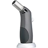 KitchenCraft MasterClass Deluxe Kitchen Gas Cooking Blow Torch, Black
