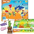 Imagimake Mapology - Monuments of The World, Map Puzzle of India and World with Capitals and Flags of Countries, Educational Toy - Puzzles for Kids for Age 5 Years+, Best Gift for Boys & Girls