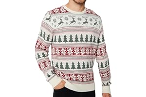 NOROZE Mens Unisex 70's Jumpers Sweater Retro Christmas Knitwear Top Sizes S-2XL