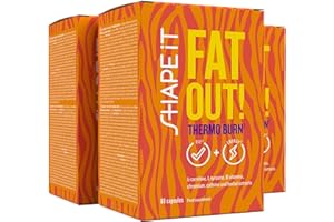 ‎SENSILAB Fat Out Thermo Burn - L Carnitin, L Tyrosin, Cayennepfeffer, Garcinia Cambogia, Chrom, Grüner Tee, und B-Komplex-Vitamine - 180 Kapseln für 2 Monate von Sensilab