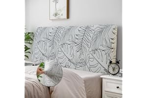 MUMOHO Bed Headboard Covers, Headboard Covers for Double Bed/Small Double,thickening Velvet All-inclusive Elastic Headboard Protection Cover