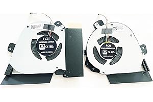 Fleshy Leaf Ersatz-CPU+GPU-Lüfter für ASUS ROG GA502 GA502I GA502IU GA502DU GA502IV GA502D GA502DU-BR7N6 GU502DU GU505DU GX505D GX505DW GX505DV GA505 DC5V Serie FM6F FM6D