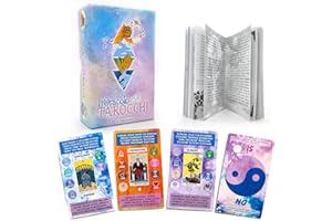 Pelucton L'Oracolo dei Tarocchi in Italiano, 86 Carte Divinatorie con Libro Guida per Principianti ed Esperti, Oracoli Speciali e Completi. Nuova versione.
