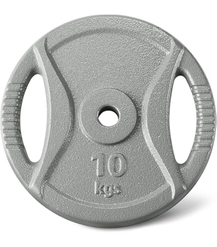ScSPORTS® Dischi Pesi - Set Di 5kg, In Cemento E Plastica, 30/31mm - Foto 4