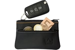 Lederprinz® | Schlüsseletui 2 Fächer | Handarbeit Made in Germany | echt Leder | 3 Jahre erweiterte Garantie | Nappa Leder | Schlüsseltasche Damen und Herren