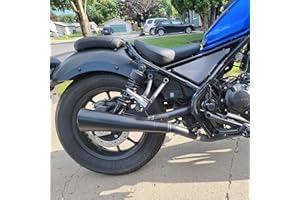 Lorababer Tube de Tuyau de Silencieux D'échappement de Moto pour CMX500 Rebel 500 2017 2018 2019 2020 2021 2022 2023 2024, Tuyau de Liaison D'échappement de Moto