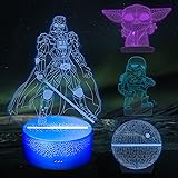 Luce Notturna 3D LED A Forma Di Calcio - 7 Colori, Touch E Telecomando, USB, Decorazione - Foto 13