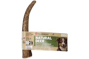 FLAMINGO bastoncini per cani – Snack Nature Corna di Cervo Easy – Taglia S – 25g – corna segate – accesso facilitato al midollo – dall’Europa
