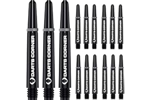 DESIGNA DARTS Designa 5 lots de 15 tiges de fléchettes en nylon résistant.