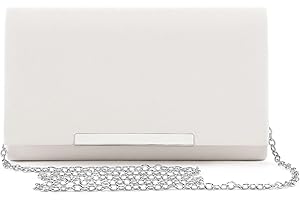 BAICLES Borsa da sera da donna, pochette in pelle PU, per matrimonio, elegante borsa da sposa, borsa a tracolla da donna, piccola per feste, tempo libero