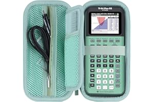 RIYADAone Hartschalen Schutzhüllen Tasche Geeignet für Texas Instruments TI-84 Plus CE/TI Nspire CX II FC/TI-84 Plus/TI-82/TI-Nspire CX II/TI-89 Titanium Grafischer Taschenrechner (Hellgrün)
