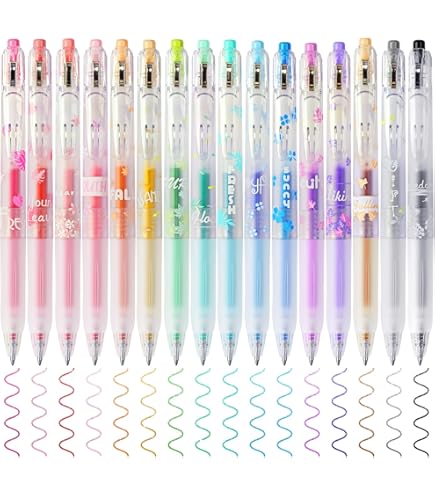 ZSCM 48 Pack Metallic Glitter Gel Pens Set, 24 Jordan - View #9