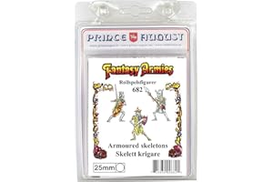 Prince August Hobby PA682 Moule de moulage 3 squelettes fantaisie 25 mm