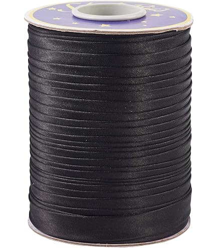BENECREAT Nastro Sbieco In Raso 37.5M 3 colori, Nastro di Sbieco In Raso A Doppia Piega Da 10mm per Decorazione Cheongsam, Tubazioni di Cucitura di Abbigliamento, Colore Misto