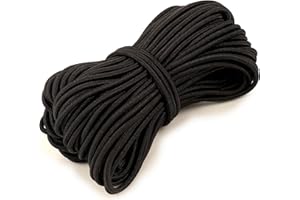 Shelver Premium Elastic Cord, 3mm Black, 5m