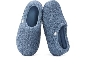 VeraCosy Women's Fuzzy Slippers Warm Comfy Memory Foam Non-slip House Shoes