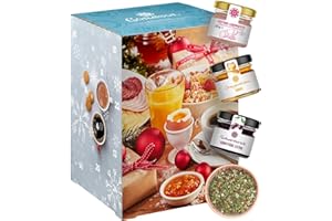 Corasol Premium Frühstücks-Mix Adventskalender 24 kulinarische Highlights von süß bis herzhaft (518 g)