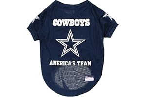 Pets First NFL DALLAS COWBOYS RAGLAN JERSEY "America's Team" - Medium. CUTEST FOOTBALL JERSEY for DOGS & CATS