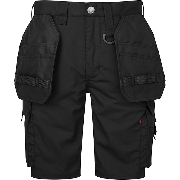 BWOLF Vector Korte Werkbroek Heren - Robuuste Flexibele Werkshorts 90% Nylon 10% Elastaan Met Zakken