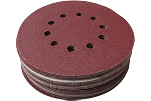 ECKRA 25St. Schleifscheiben für Langhalsschleifer, Ø215mm 10Loch P120, wir bitten Sie vor dem Kauf die Bemaßung/Lochung mit Ihrer Maschine abzugleichen, siehe Beschreibung.